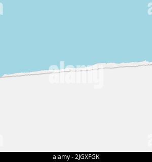 Torn paper edge vector illustration Stock Vector
