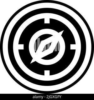 Game development compass icon . Stock Vector