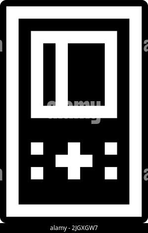 Game development console icon . Stock Vector
