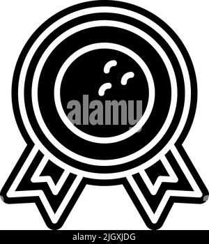 Hockey champion medal icon , outline style Stock Vector Image & Art - Alamy
