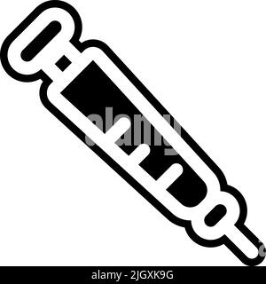 Healthcare injection icon . Stock Vector