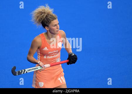 AMSTERDAM - Maria Verschoor of Holland hockey women during the match between the Netherlands and Belgium at the Hockey World Cup at the Wagener stadium, on July 12, 2022 in Amsterdam. ANP | Dutch Height | Gerrit van Keulen Stock Photo