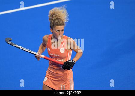 AMSTERDAM - Maria Verschoor of Holland hockey women during the match between the Netherlands and Belgium at the Hockey World Cup at the Wagener stadium, on July 12, 2022 in Amsterdam. ANP | Dutch Height | Gerrit van Keulen Stock Photo