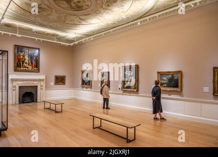 Gallery in the Courtauld Institute of Art, The Strand, London, England, UK Stock Photo