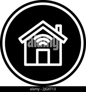 Internet of things smarthome icon . Stock Vector