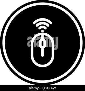 Internet of things computer mouse icon . Stock Vector