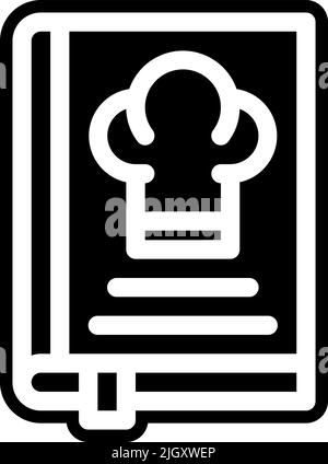 Kitchen recipe book icon . Stock Vector