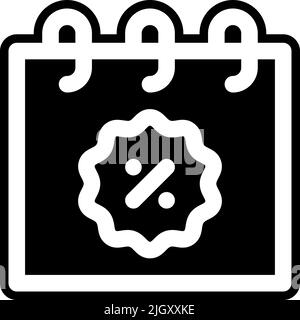 Merchandising temporary price reduction icon . Stock Vector