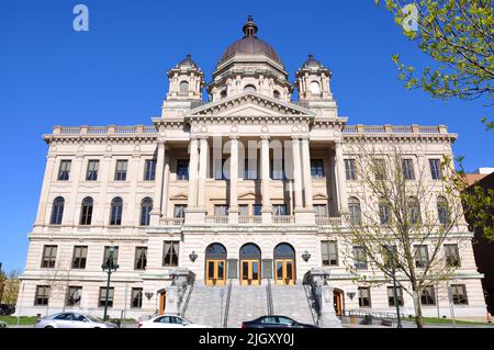 Onondaga Supreme and County Court House at 401 Montgomery Street in downtown Syracuse, New York State NY, USA. Stock Photo