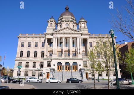 Onondaga Supreme and County Court House at 401 Montgomery Street in downtown Syracuse, New York State NY, USA. Stock Photo