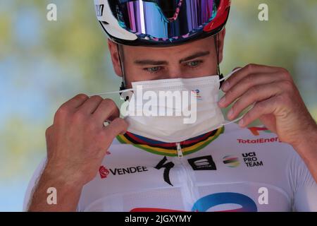 Albertville, France. 13th July, 2022. UCI Tour de France cycling tour, stage 11 from Albertville to Granon Pass; Peter Sagan TotalEnergies; Credit: Action Plus Sports/Alamy Live News Stock Photo