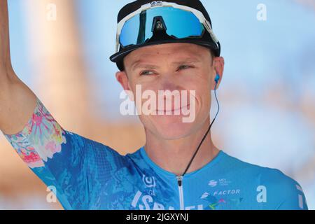 Albertville, France. 13th July, 2022. UCI Tour de France cycling tour, stage 11 from Albertville to Granon Pass; Chris Froome (GBR); Credit: Action Plus Sports/Alamy Live News Stock Photo