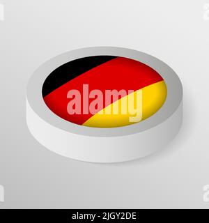 EPS10 Vector Patriotic shield with flag of Germany. An element of impact for the use you want to make of it. Stock Vector