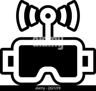Online game vr gaming icon . Stock Vector