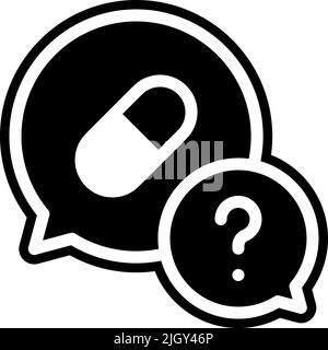 Pharmacy speech bubble icon . Stock Vector
