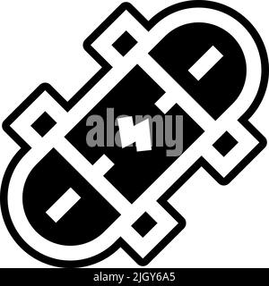 Playground skateboard icon . Stock Vector