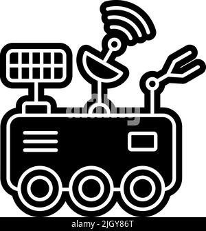 Space mars rover icon . Stock Vector