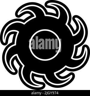 Space blackhole icon . Stock Vector