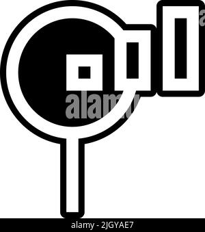 Web maintenance bar chart icon . Stock Vector