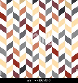 Colorful Herringbone Pattern Stock Vector