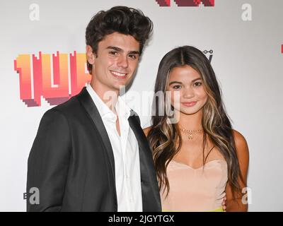 July 12, 2022, Hollywood, Calidornia, USA: Connor Gosatti and Siena Agudong attend the ''1UP'' Los Angeles Premiere. (Credit Image: © Billy Bennight/ZUMA Press Wire) Stock Photo