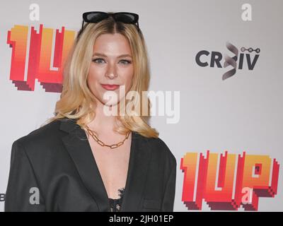 July 12, 2022, Hollywood, Calidornia, USA: Kelsey Impicciche attends the ''1UP'' Los Angeles Premiere. (Credit Image: © Billy Bennight/ZUMA Press Wire) Stock Photo