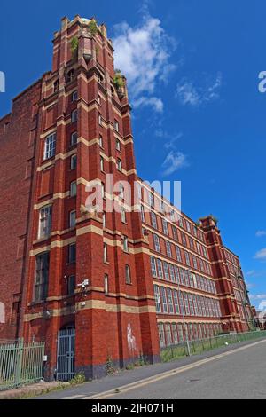 Butts Mill 1905, Atherton, Leigh, built by Stott and Sons, Lancashire, England, UK, WN7 3AD Stock Photo