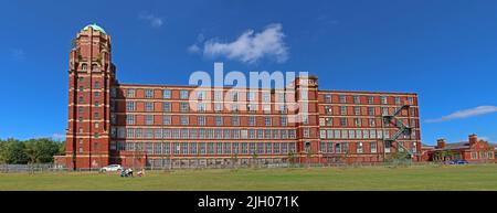 Butts Mill 1905, Atherton, Leigh, built by Stott and Sons, Lancashire, England, UK, WN7 3AD Stock Photo