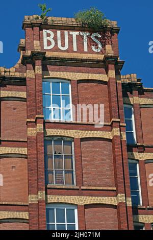 Butts Mill 1905, Atherton, Leigh, built by Stott and Sons, Lancashire, England, UK, WN7 3AD Stock Photo