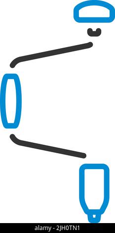 Auger Icon. Editable Bold Outline With Color Fill Design. Vector ...