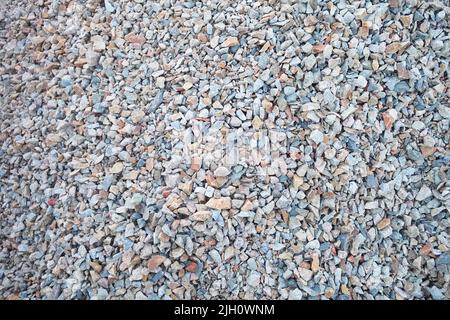 Gravel stones as a background Stock Photo