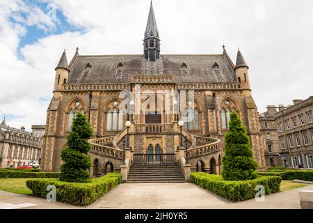 The McManus: Dundee's Art Gallery and Museum, was designed by George Gilbert Scott. Stock Photo