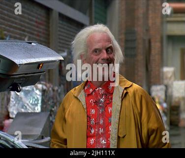 CHRISTOPHER LLOYD, BACK TO THE FUTURE PART II, 1989 Stock Photo