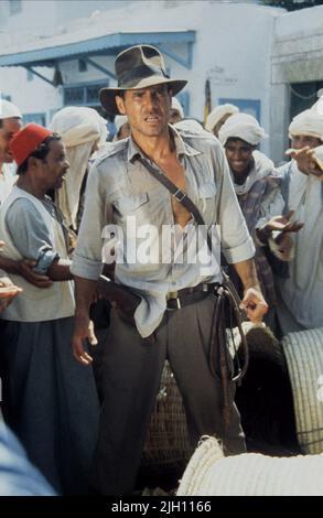 HARRISON FORD, RAIDERS OF THE LOST ARK, 1981 Stock Photo