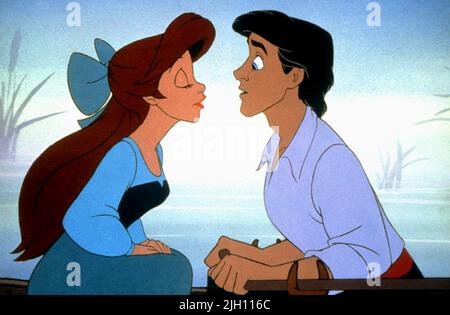 ariel and eric the little mermaid