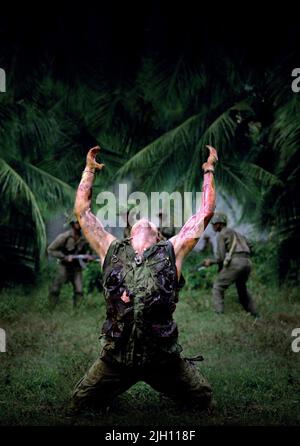 WILLEM DAFOE, PLATOON, 1986 Stock Photo