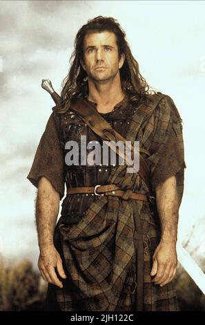 MEL GIBSON, BRAVEHEART, 1995 Stock Photo