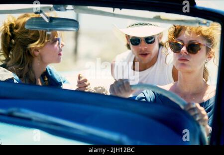 DAVIS,PITT,SARANDON, THELMA and LOUISE, 1991 Stock Photo