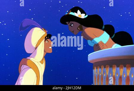 ALADDIN,JASMINE, ALADDIN, 1992 Stock Photo