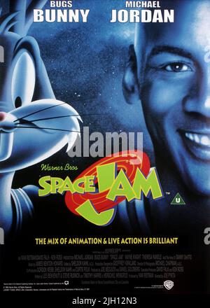 Bugs Bunny & Michael Jordan Poster Film Space Jam (1996