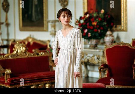 KEIRA KNIGHTLEY, PRIDE and PREJUDICE, 2005 Stock Photo