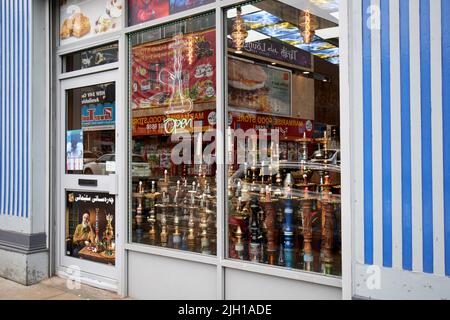immigrant shisha pipe smoking shop  london road Liverpool England UK Stock Photo