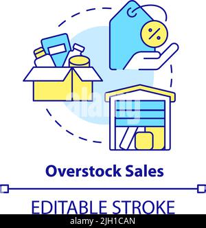 https://l450v.alamy.com/450v/2jh1can/overstock-sales-concept-icon-2jh1can.jpg