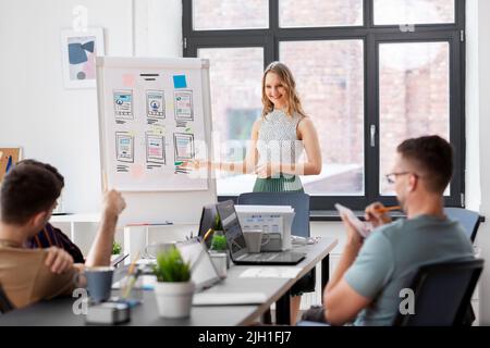 business team or startuppers working at office Stock Photo