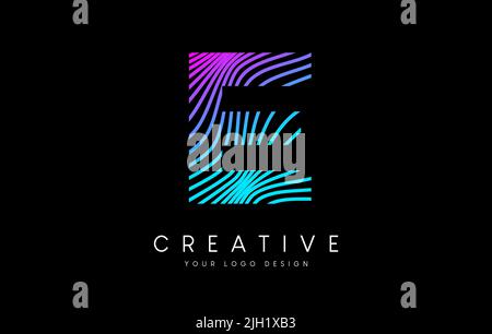 Y Letter Logo with Lines Design And Purple Swoosh Vector Letters ...