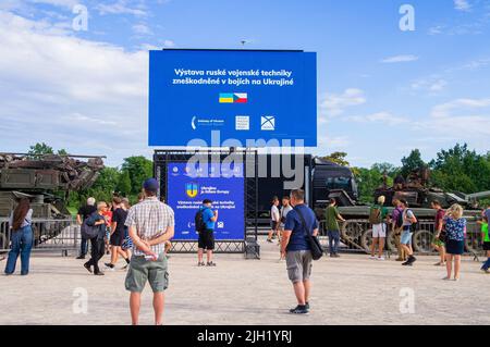 9K114 Shturm Anti-tank Missile System, 2S34 Khosta Self-propelled Mortar, BUK M2 Missile System, T-90A Battle Tank, 2S19-S Self-propelled Mortar and s Stock Photo