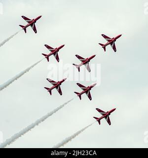 Red Arrows Stock Photo