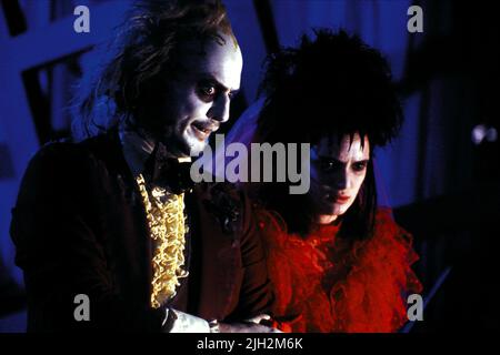 KEATON,RYDER, BEETLEJUICE, 1988 Stock Photo