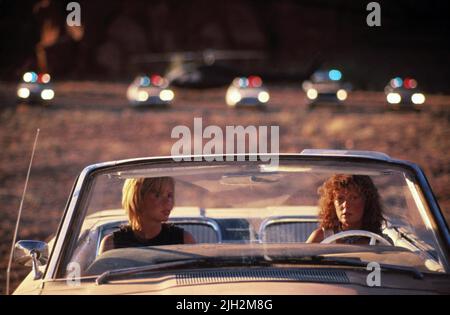 DAVIS,SARANDON, THELMA and LOUISE, 1991 Stock Photo