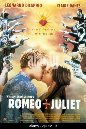 DICAPRIO,POSTER, ROMEO + JULIET, 1996 Stock Photo